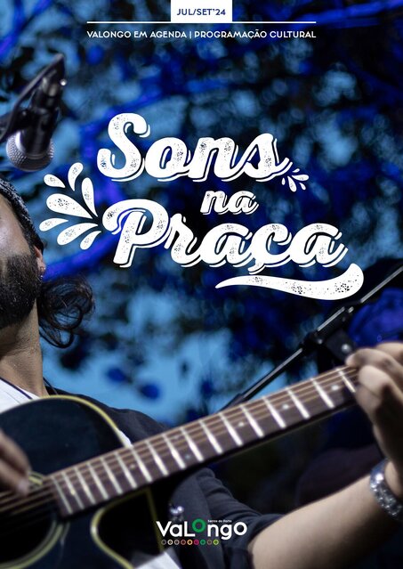 Sons na Praça 2024 - Programação integrada na Agenda Cultural de julho/setembro