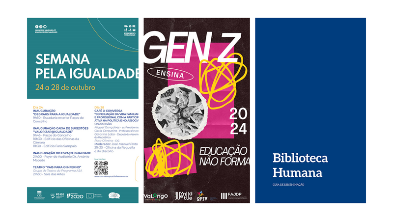 Iniciativas Biblioteca Humana, Geração Z Ensina e Espaço Igualdade distinguidas como Boas Prática...