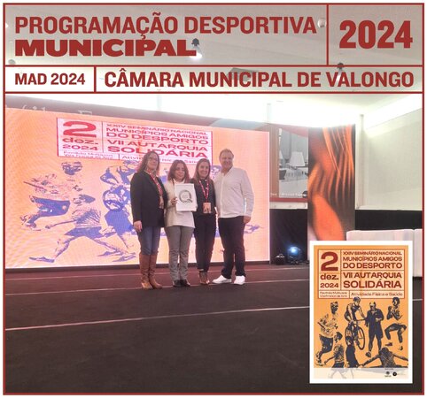 Programação Desportiva Municipal garante selo de qualidade ao Município de Valongo