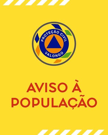 Aviso - Previsão de precipitação e vento forte entre as 06h do dia 21 e as 12h do dia 22 de março
