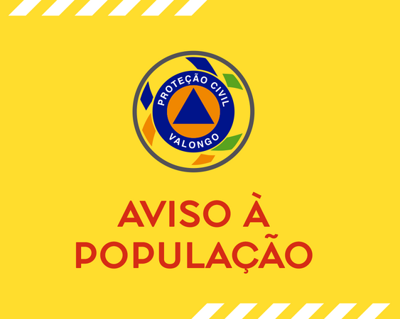 Aviso - Previsão de Precipitação forte entre as 3h00 e as 12h00 de sexta-feira, 18 de abril