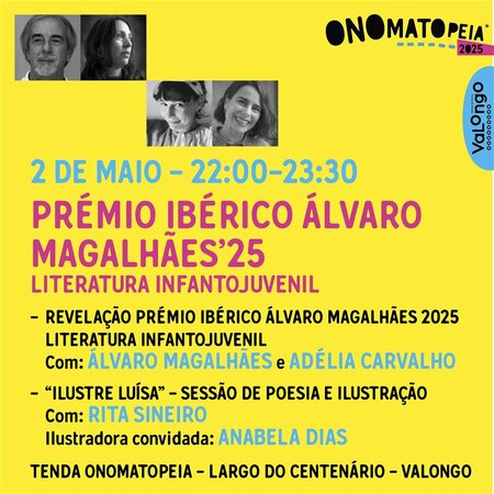 Vencedor do Prémio Ibérico Álvaro Magalhães divulgado a 2 de maio