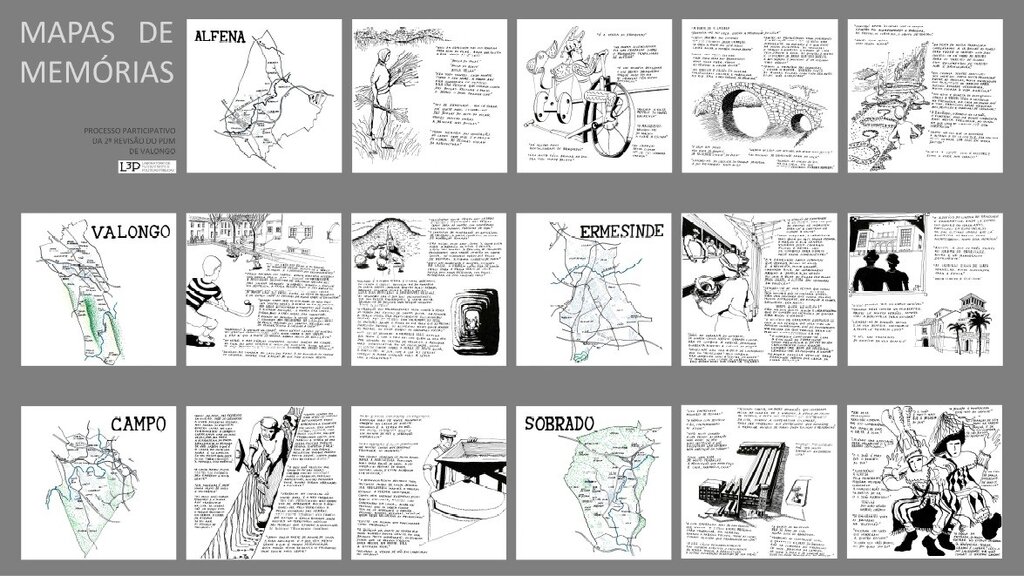 iagem com os mapas de mem&oacute;rias de todas as freguesias