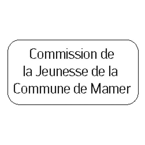 logotipo commission de la jeunesse mamer