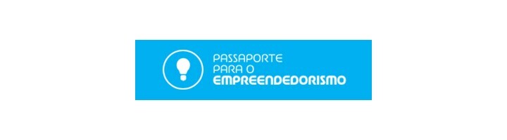 logotipo passaporte para o empreendedorismo