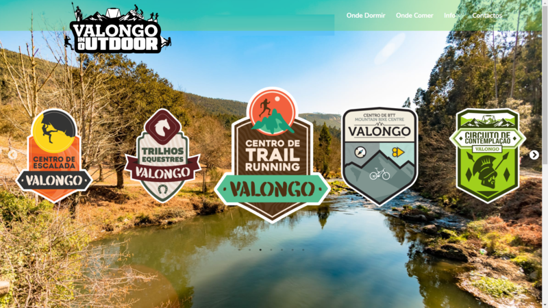imagem da homepage do site valongoinoutdoor