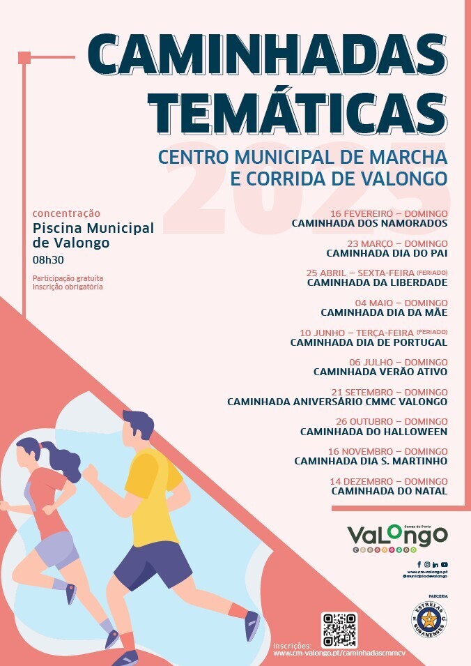 Cartaz Caminhadas Tem&aacute;ticas