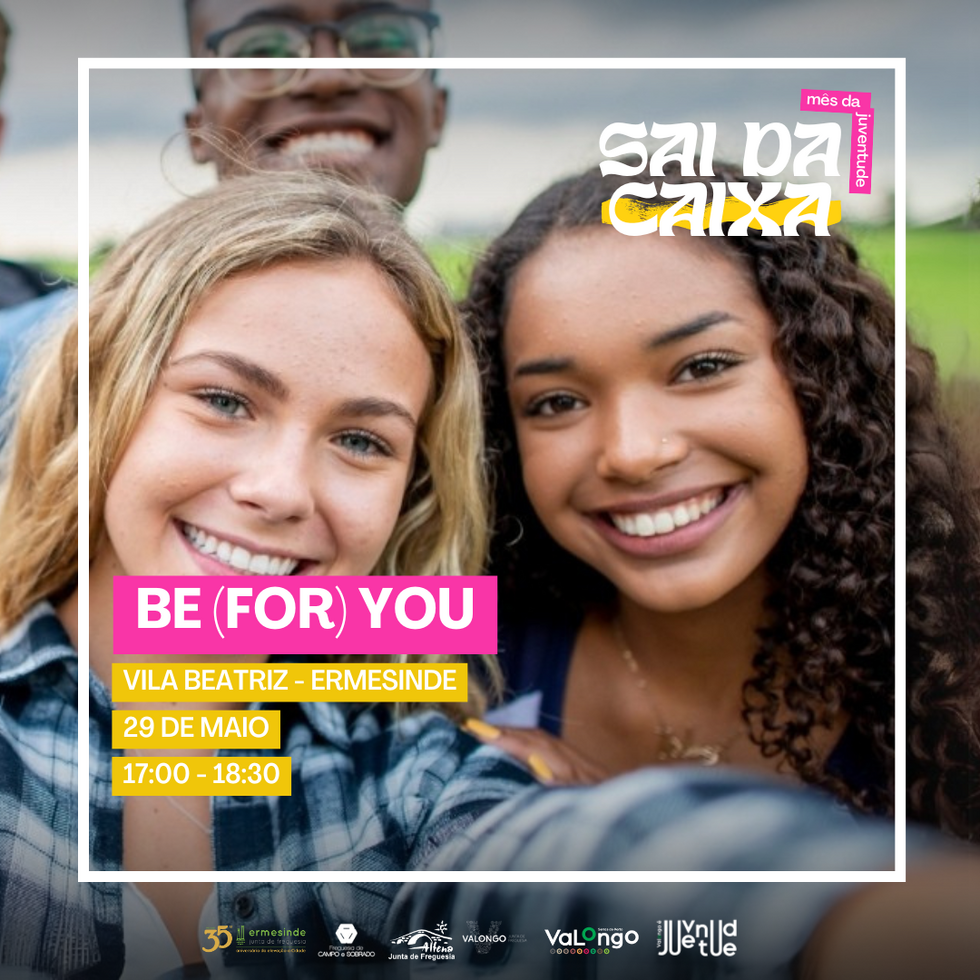 cartaz do evento BE(FOR)YOU